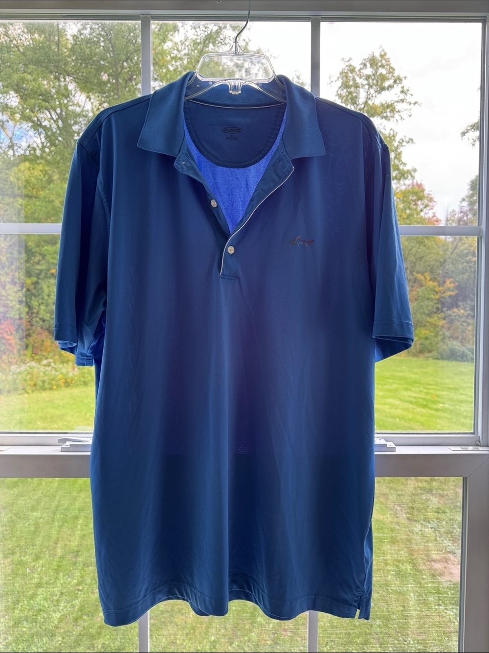 Greg Norman Men's Polo Shirt - Performance Short Sleeve. Men’s Large.